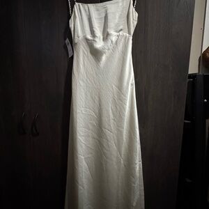 Abercrombie & Fitch Strapless Cream Dress